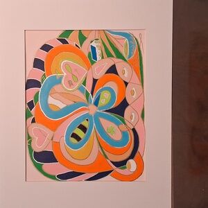 Original Canadian Art - Lillian Austin 'Parsed Speech'  6868